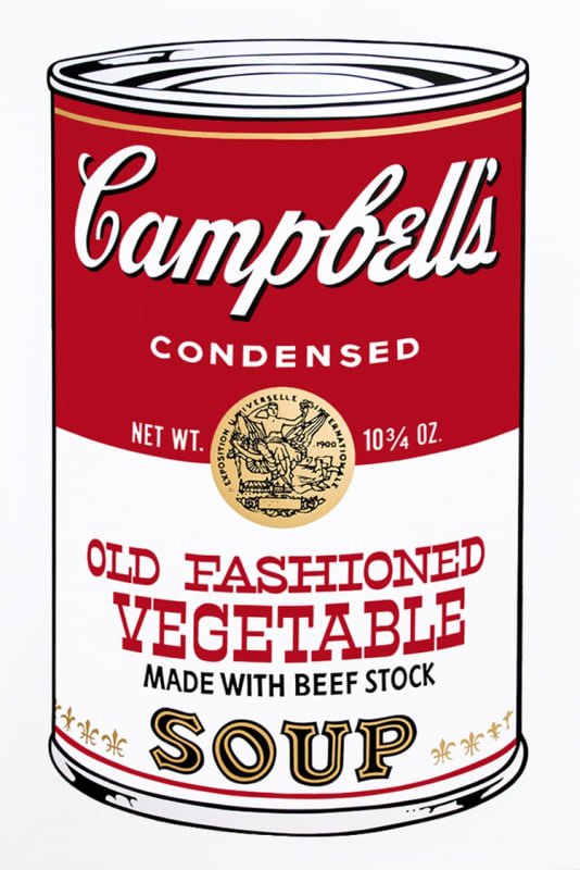 Andy Warhol, Campbell's Soup II: Old Fashioned Vegetable, 1969