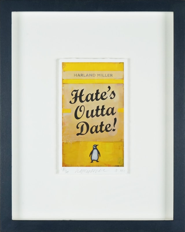 Harland Miller, Hate's Outta Date!, 2017