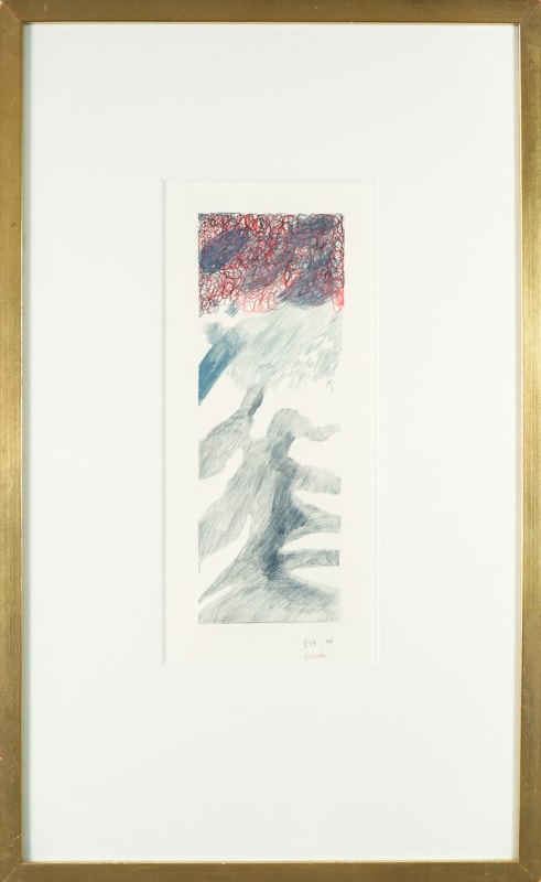 David Hockney, Clouds - Iowa, 1964
