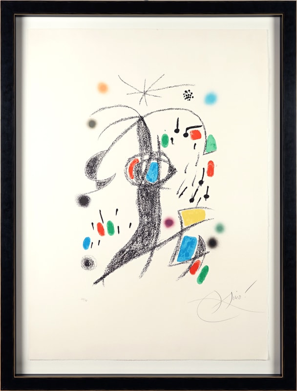 Joan Miro, Maravillas con variaciones acrosticas en el jardin de Miró [Plate 21], 1975