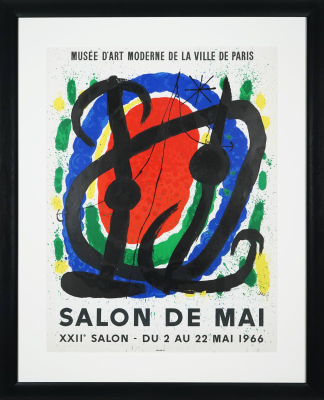 Joan Miro, Poster for the Salon de Mai, 1966
