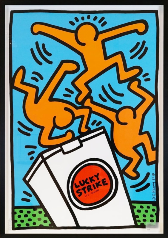 Keith Haring, Lucky Strike, 1987