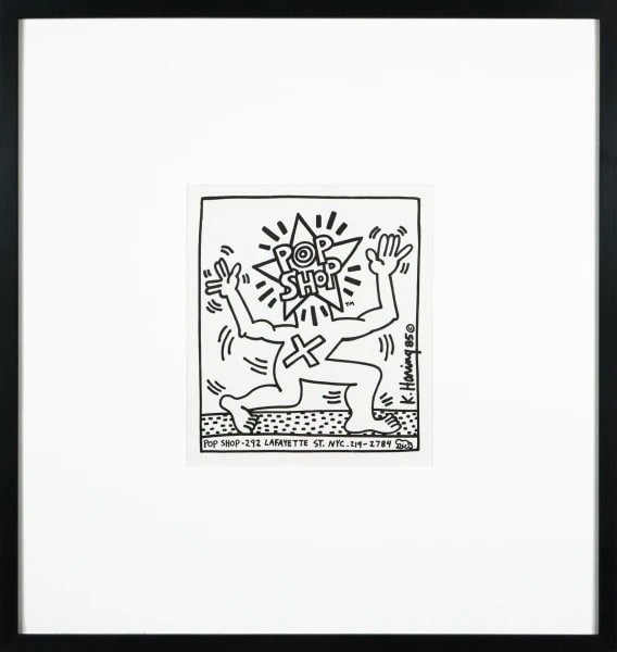 Keith Haring, Pop Shop Shopping Bag, 1986