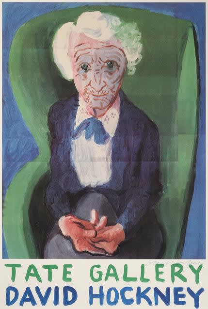 David Hockney My Mother (Bridlington), 1988