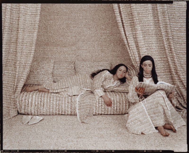 Lalla Essaydi two women reading