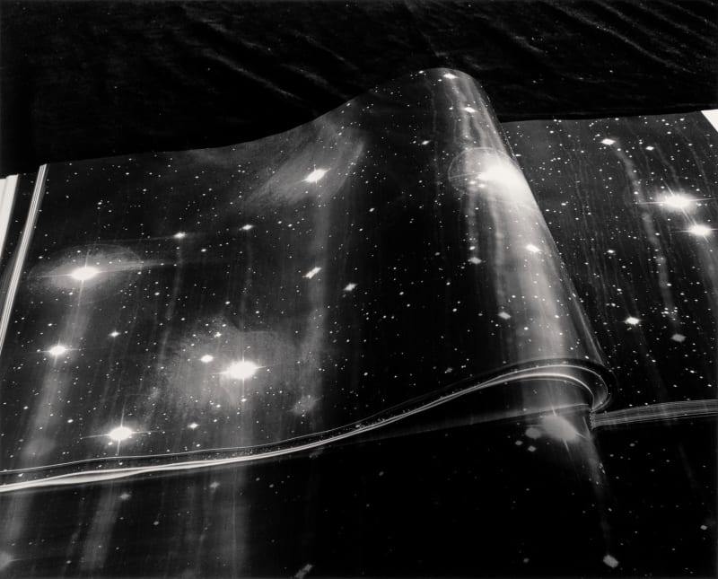 Abelardo Morell black and white photograph of astronomy book