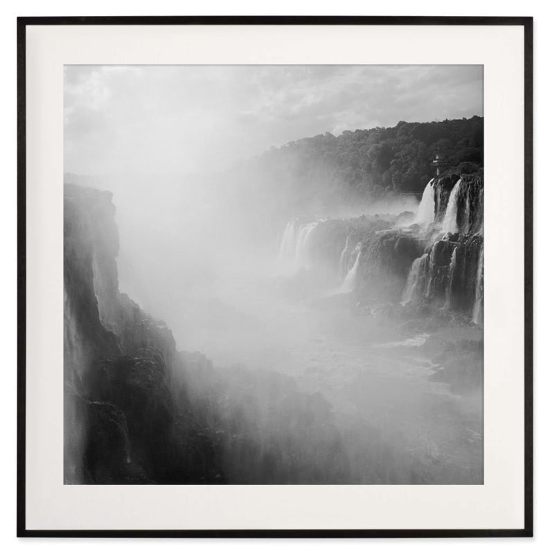 framed photograph of Iguazu Falls waterfall by Lynn Davis