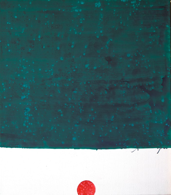 Hsiao Chin Il silenzio, 1962 Ink on canvas 80 x 70cm