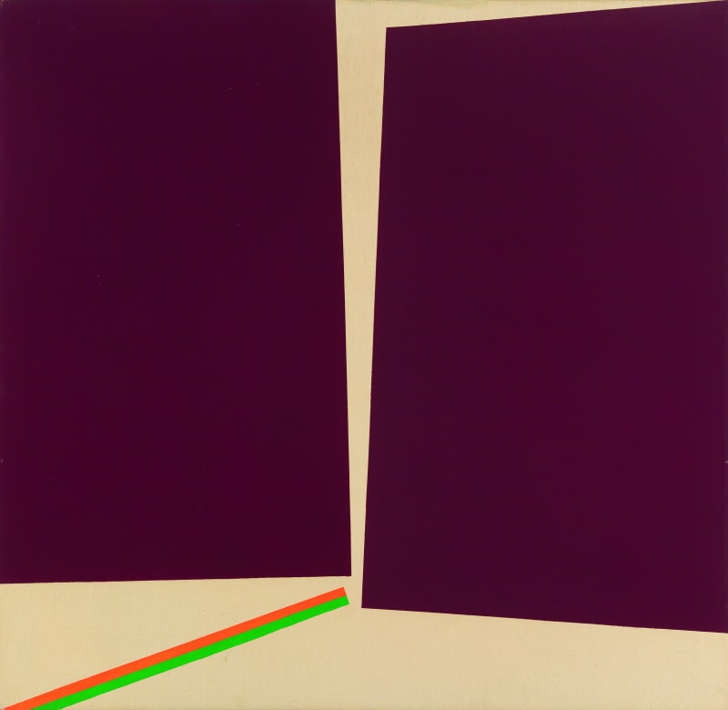 Hsiao Chin Tension-VI, 1968 Acrylic on canvas 86.5 x 88.5cm