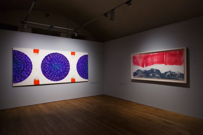 Installation view: In My Beginning Is My End: The Art of Hsiao Chin, Mark Rothko Art Centre, Latvia