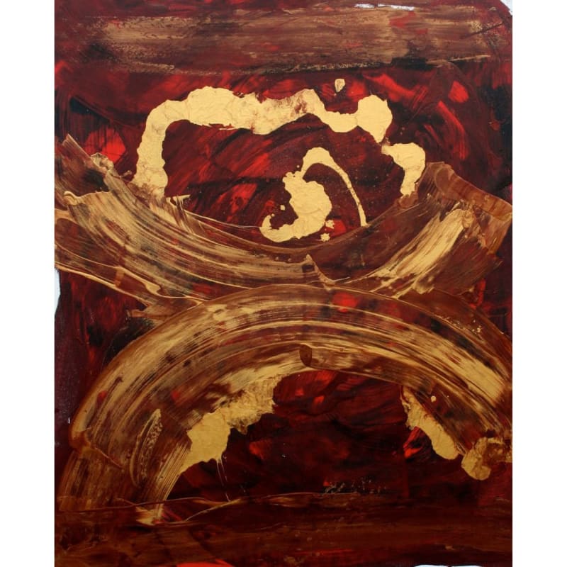 Freddy Rodríguez, "Tsunami #17," 2011, Enamel on panel, 52 x 14 in