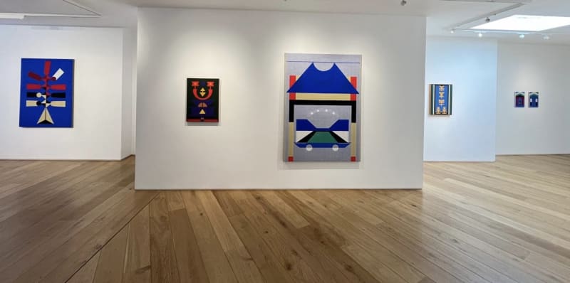 André Ricardo in "André Ricardo & Rubem Valentim: Dialogues" at LAMB Gallery, London