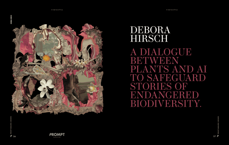 Debora Hirsch: A Dialogue Between Plants and AI to Safeguarding the Stories of Endangered Biodiversity