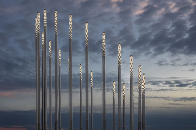 Olafur Eliasson Long daylight pavilion, 2025 Installation view: Kruunuvuorenranta, Helsinki, Finland Photo: HAM / Maija Toivanen