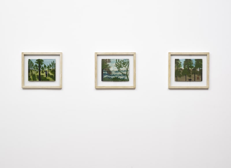 Installation view of Frank Walter works within the group exhibition 'Songs of Innocence and Experience'