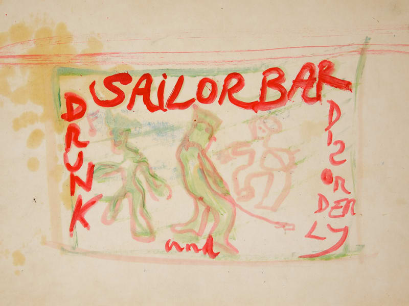 Peter Doig Sailor Bar, 2013 10ft x 13.5ft billboard installation