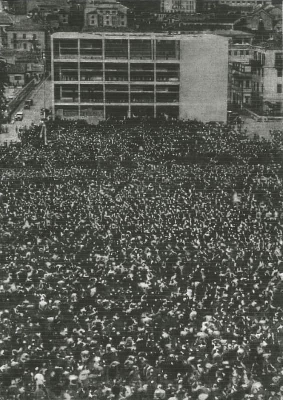 Casa del Fascio 2012 graphite and acrylic medium on Bristol Board 29.7 x 21 cm (page size)