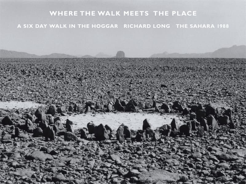 Richard Long's Billboard for Edinburgh installation