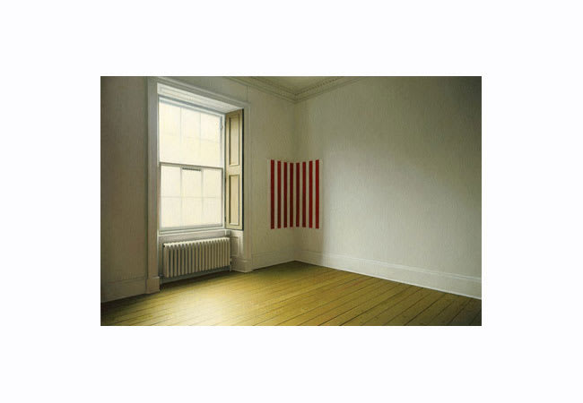 Ingleby Gallery with Daniel Buren 2008 tempera on paper 13 x 19 cm | Courtesy Maureen Paley, London