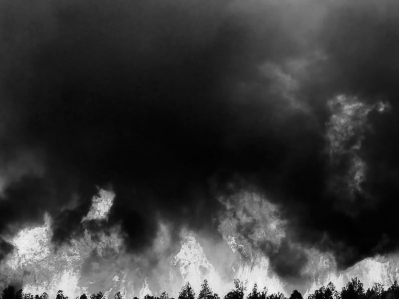Wildfires are Tearing Through Colorado Springs Again 2015 temporary billboard installation 304.8 x 406.4 cm