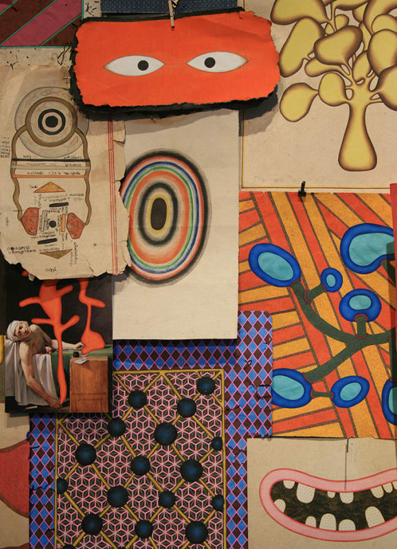 Alexander Gorlizki Detail of pinboard installation dimensions vary