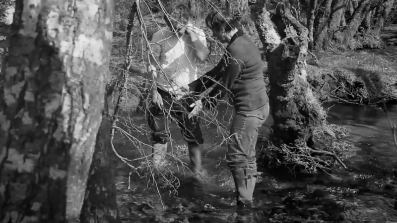 Susan Derges on location in Dartmoor