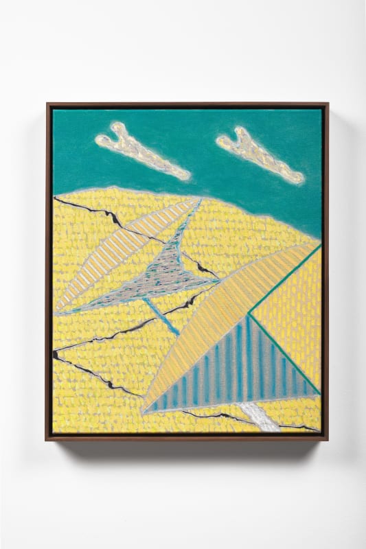 Rob Lyon, 'Draught 2', 2024, oil on linen, 62.7 x 52.7 cm (framed)