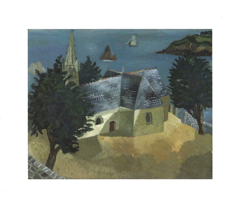 Christopher Wood, 1901-1930, La Trémoille Church, Tréboul, 1930, oil on canvas, 49 x 60 cm