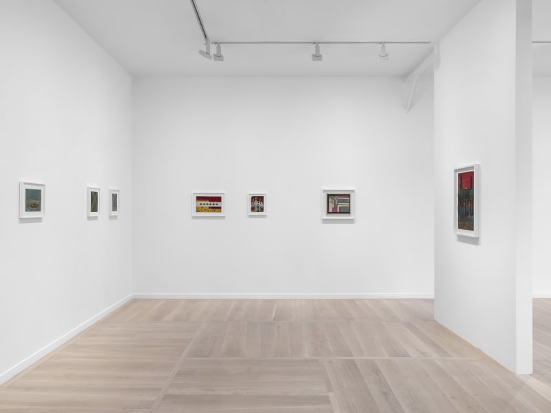 Installation view: 'Frank Walter: Moon Voyage', 2025, David Zwirner Paris. © Kenneth M. Milton Fine Arts. Courtesy Kenneth M. Milton Fine Arts and David Zwirner. Photograph: Nicolas Brasseur.
