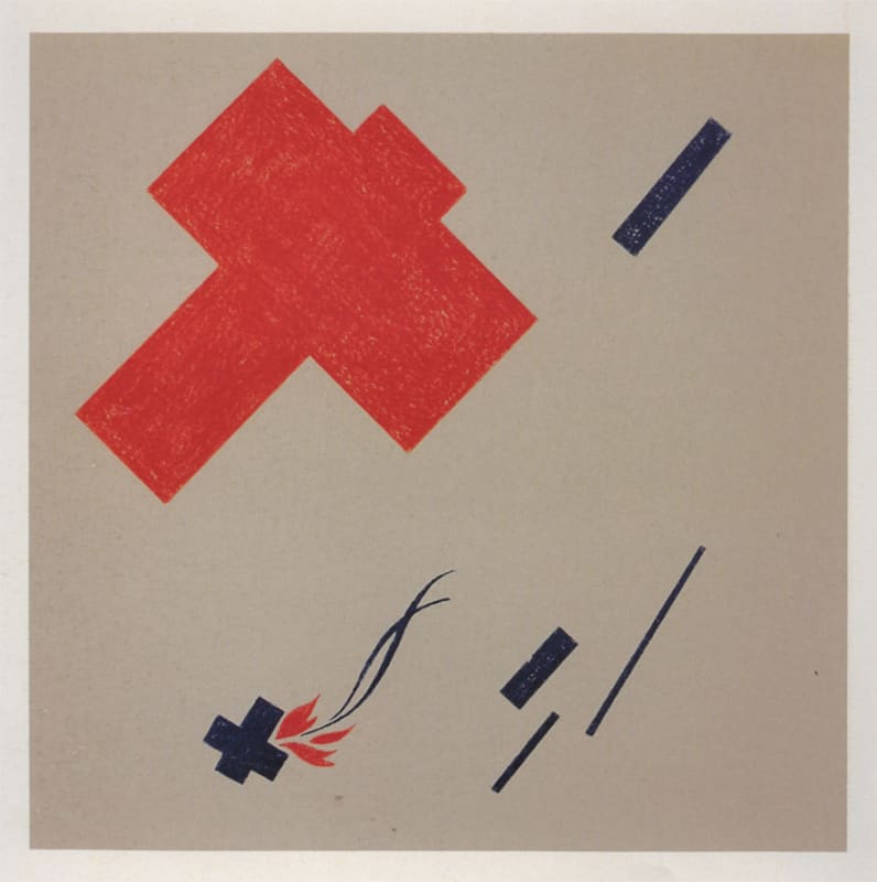 Ian Hamilton Finlay, 'Homage to Malevich' , 1974, screenprint on paper. Tate Collection. © The Estate of Ian Hamilton Finlay.