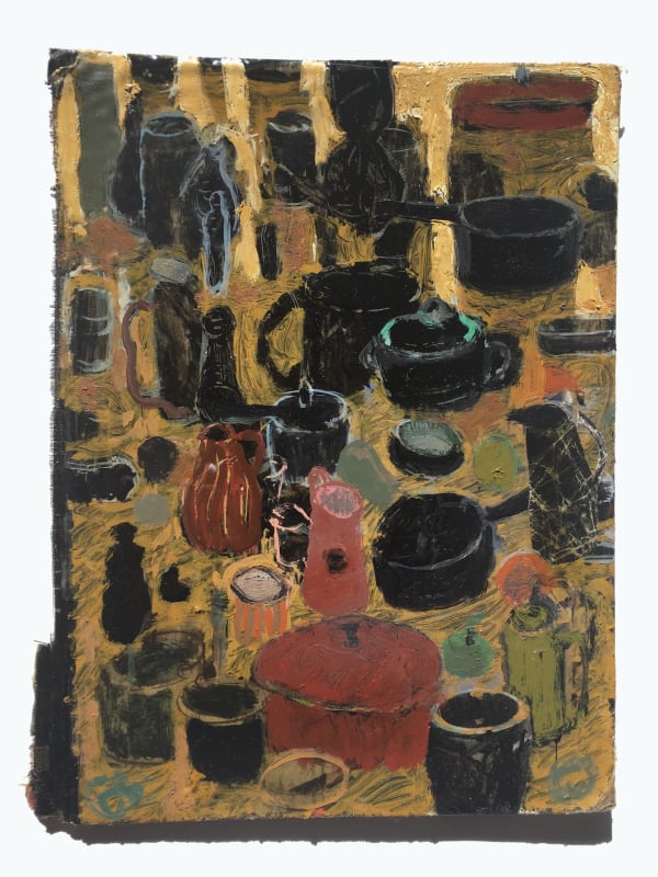 Andrew Cranston Still life with Pots and Pans, 2020