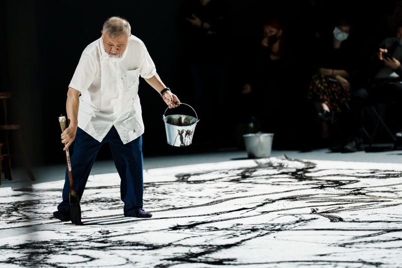 张耀煌：赞美生命的乐章, 大型绘画艺术表演