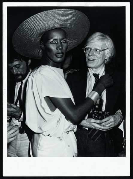 Ron Galella, "Grace Jones and Andy Warhol, Studio 54, New York", 1978.