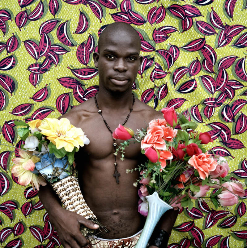 Leonce Raphae Agbodjelou, Untitled (Musclemen series) (detail) 2012, digital print, 118.9 x 84.1 cm