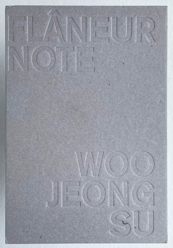 Jeongsu Woo, Flâneur Note, Seoul Museum of Art with Gallery LUX, Seoul, Korea