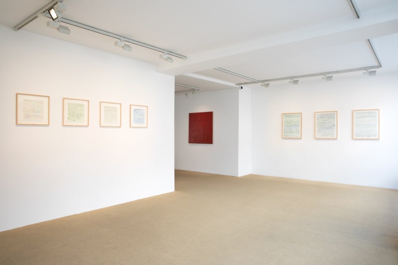 Hock . Huber . Sakurai, Arbeiten auf Papier und Holz