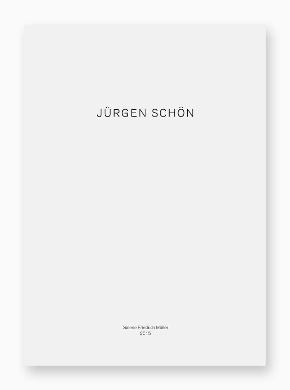 Jürgen Schön, Objekte und Zeichnungen. Galerie Friedrich Müller, 2015