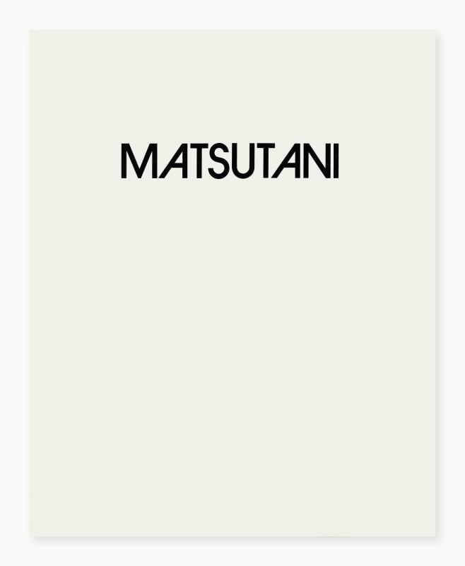 Takesada Matsutani, Drawings and Objects