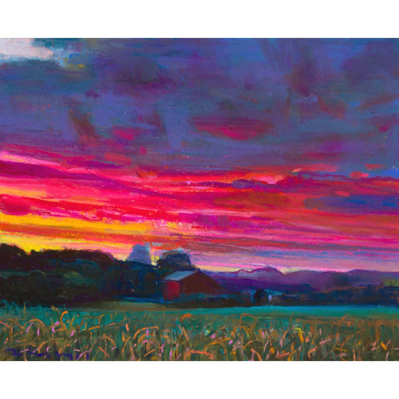 Charles Basham MADDER ROSE ECHOES 2015 11x13