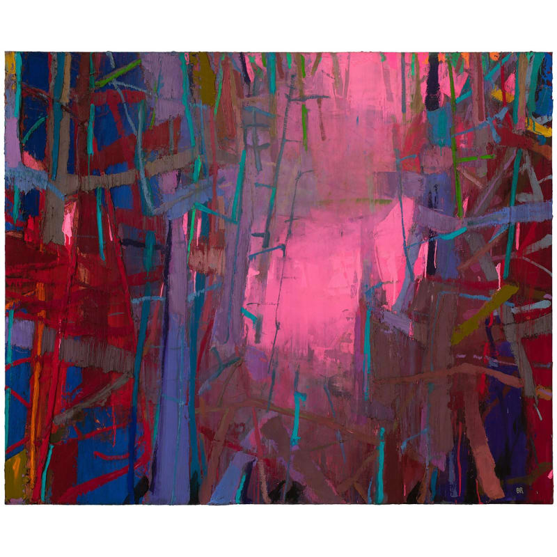 Brian Rutenberg BANNERS OF THE COAST (ICELIGHT) 2022 48x58 inches