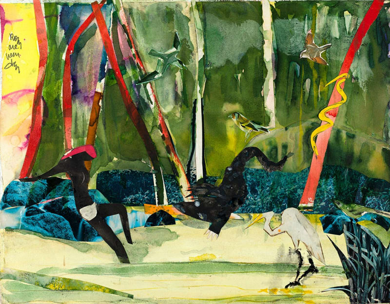 Romare Bearden The New Eden Collage 1987