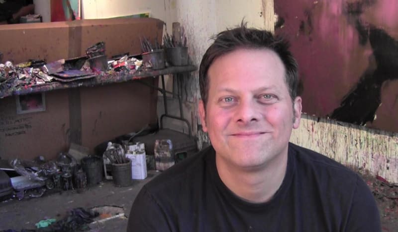 Rutenberg in his Manhattan studio