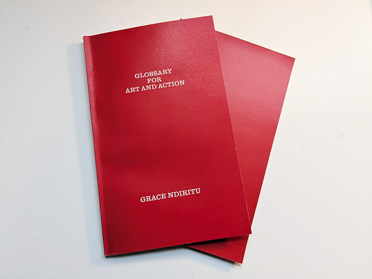 Grace Ndiritu, Glossary for Art and Action