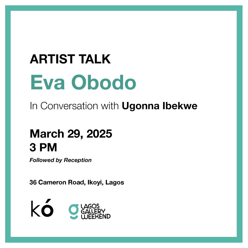 Artist Talk: In Conversation with Eva Obodo