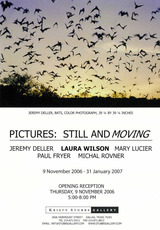 Pictures: Still and Moving, Jeremy Deller, Laura Wilson, Mary Lucier, Paul Fryer, Michal Rovner