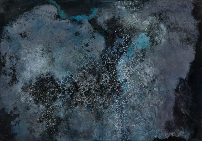 Untitled 無題, 1990s, Oil on canvas 油彩畫布, 81 x 116 by 2 cm.