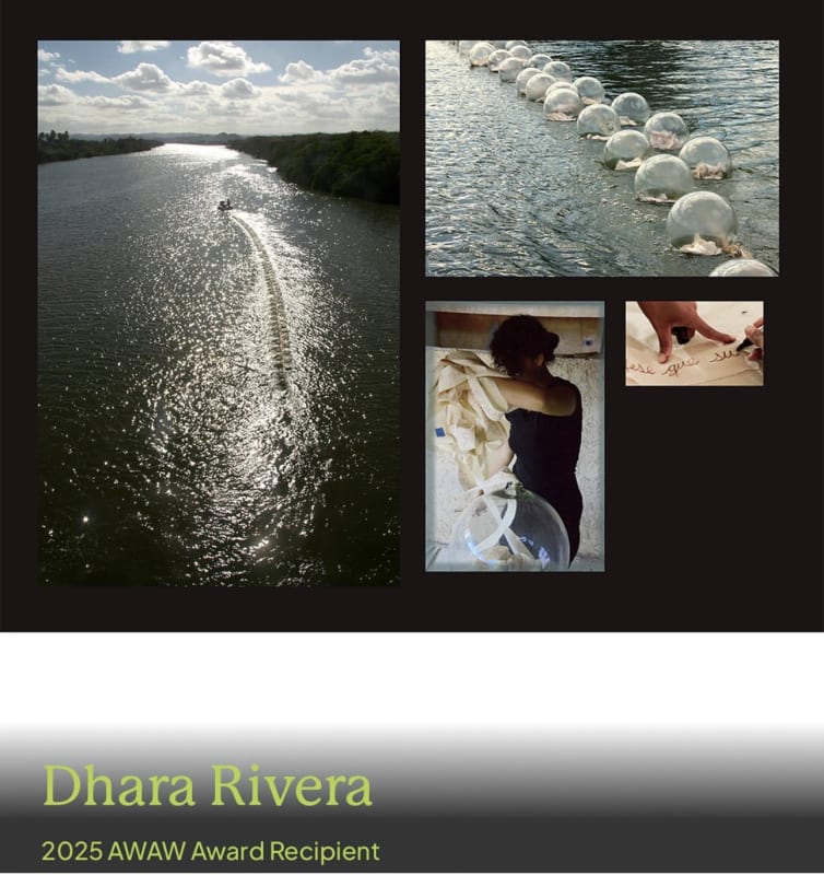 Dhara Rivera receives prestigious award from Anonymous Was a Woman (AWAW)