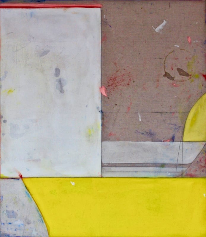 Dana James, Lamb, 2020, 81 × 71cm / 32 × 28in, Oil, pigment, charcoal on canvas