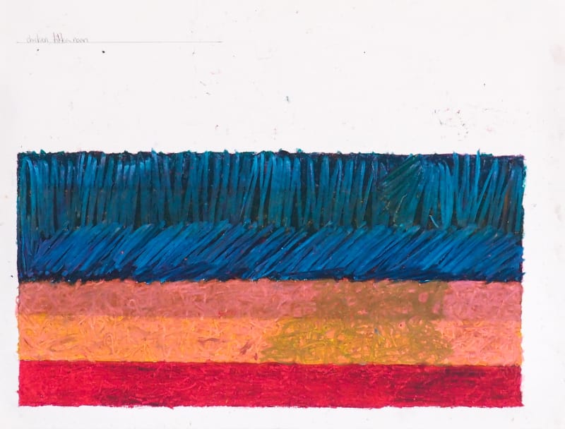 Kemar Wynter, ZZ55 (Chicken Tikka Naan), 2020, 48.3 × 63.5 cm 19 × 25 in, Graphite, oil pastel on French Card paper