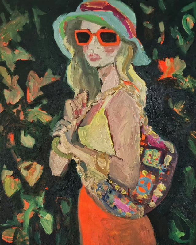 Julia Hamilton, Orange Sunglasses, 2022